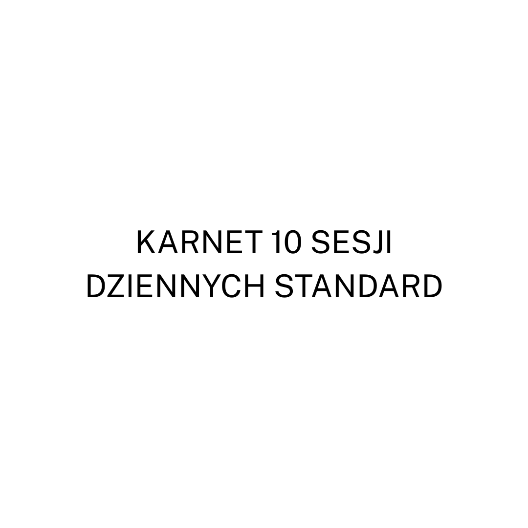 Karnet 10 Sesji Standard 2h