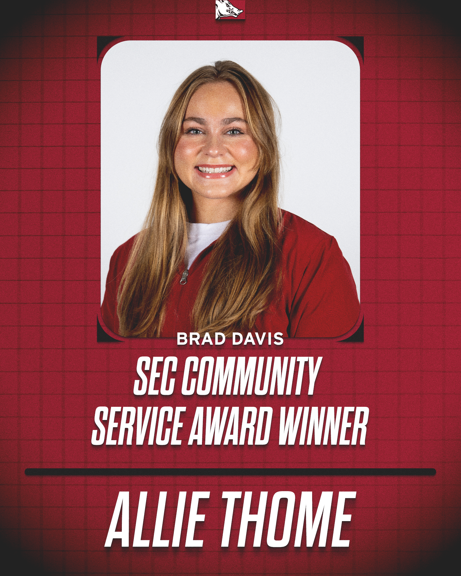 Swim and Dive Service Award Social Graphic