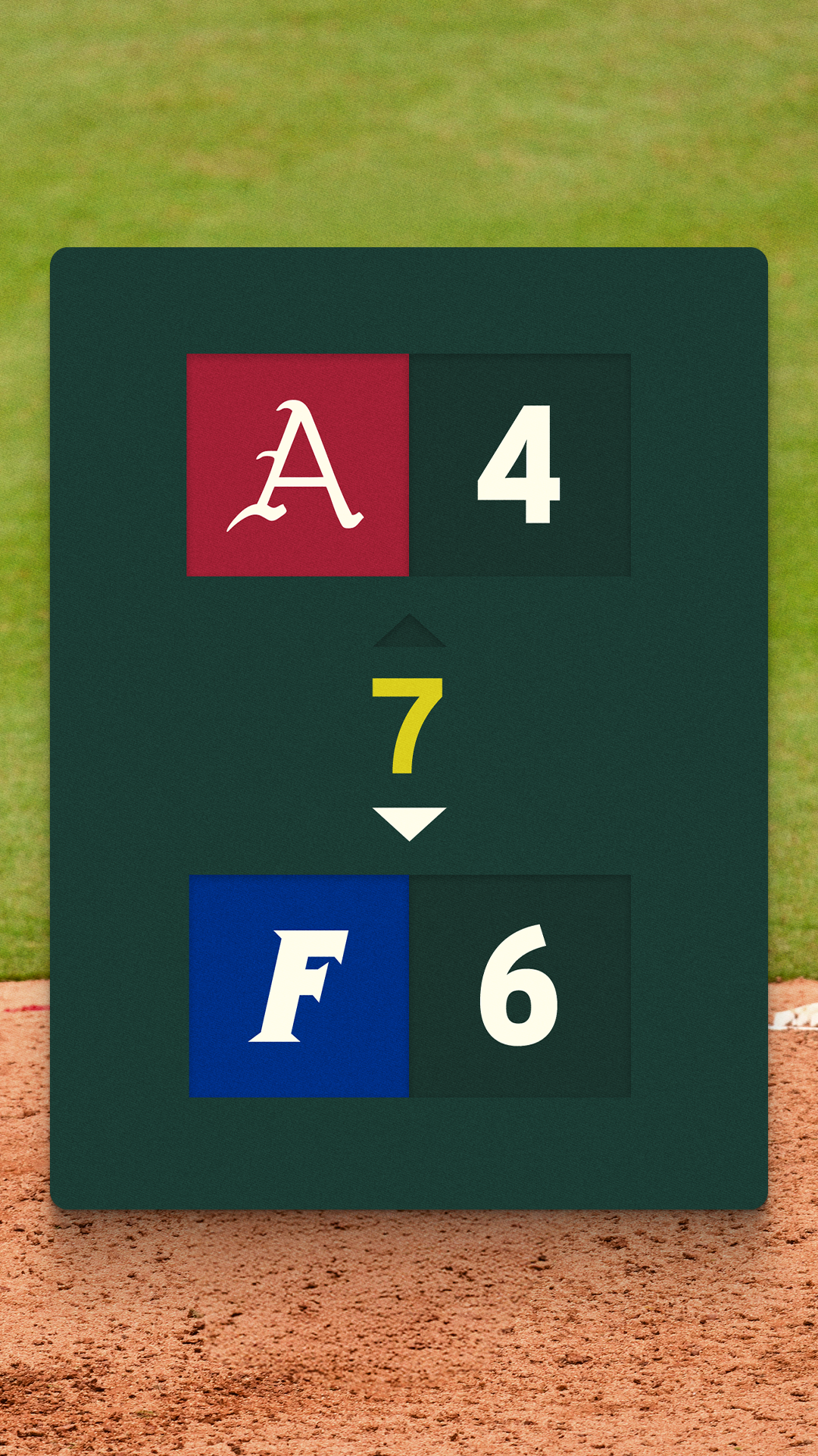 Baseball Score Update (no photo)