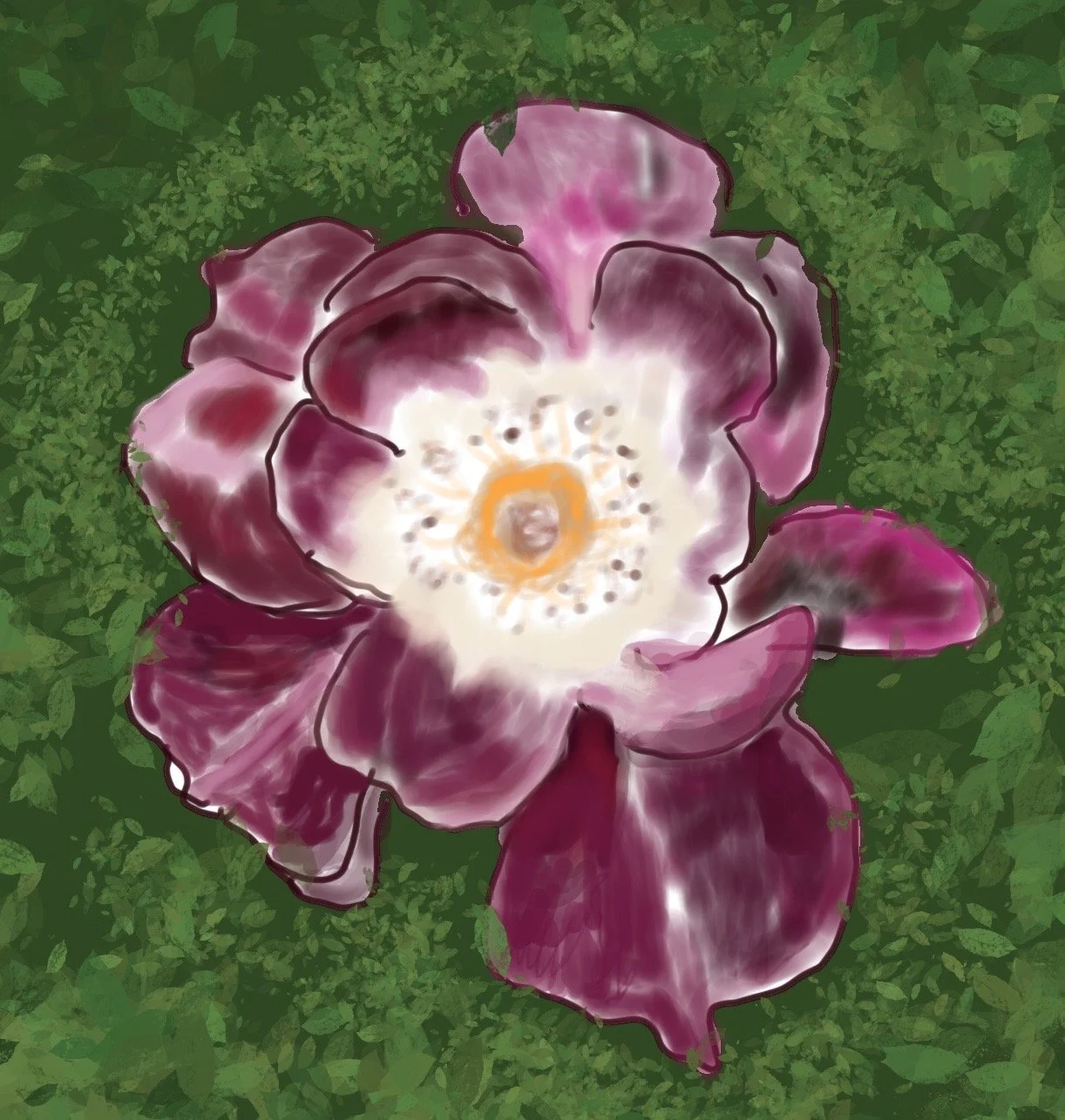 Blessed diamond eyes rose (prints only)