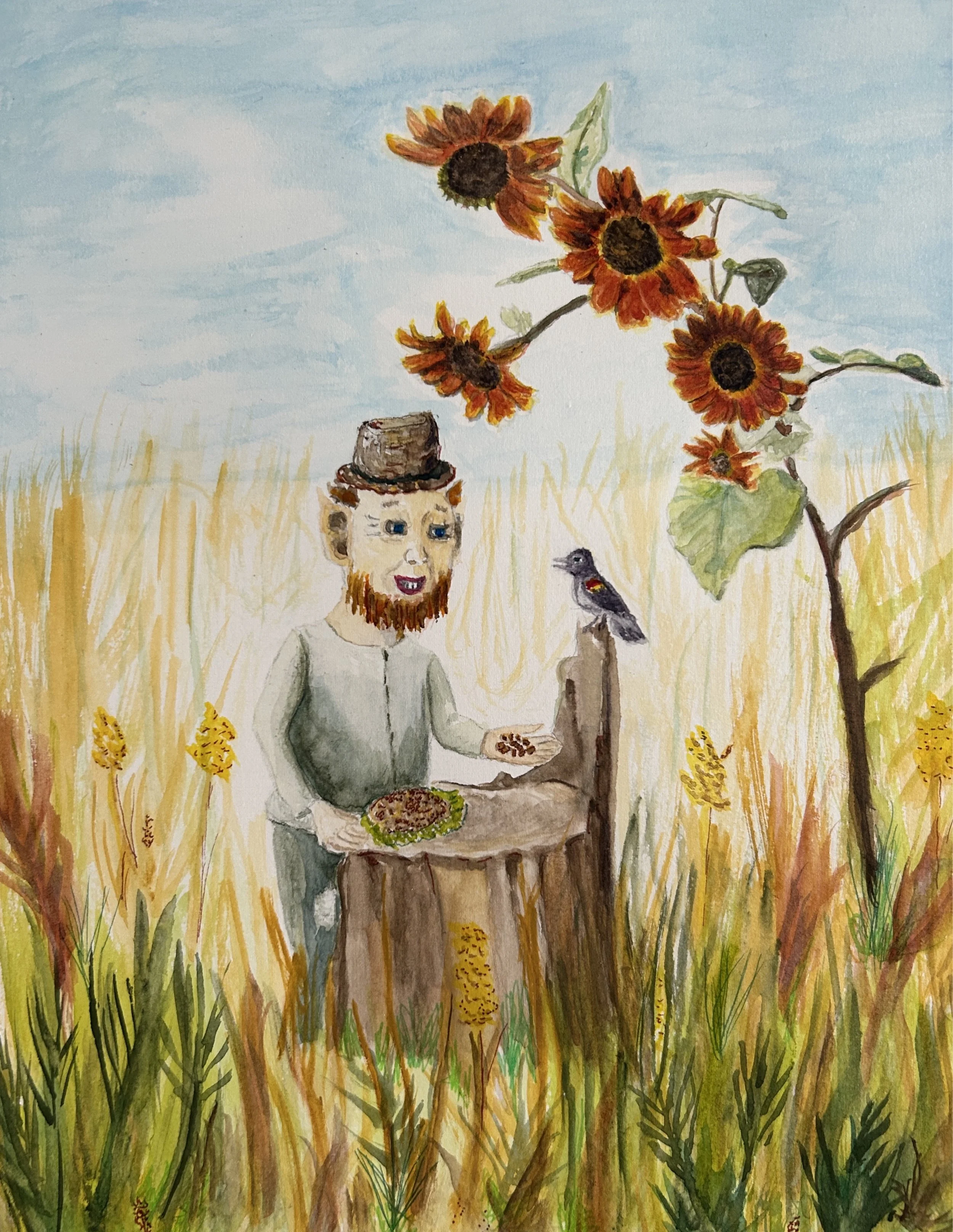 Unscary scarecrow original available