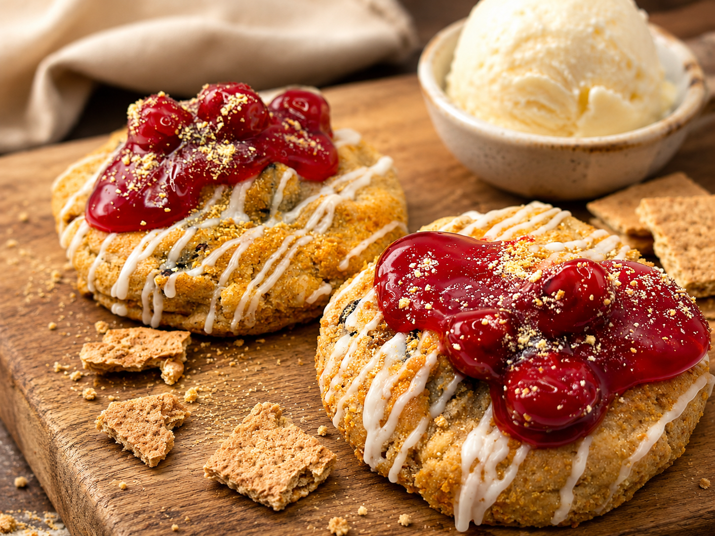cherry cheesecake