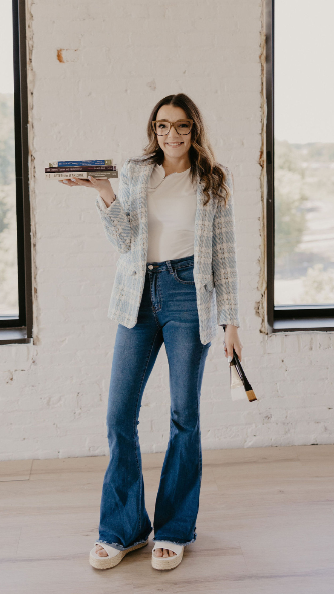 Casey Frederick ATR-BC, LCPAT, LCPC, LPC and co-founder of Create and Connect Art Therapy and Counseling.