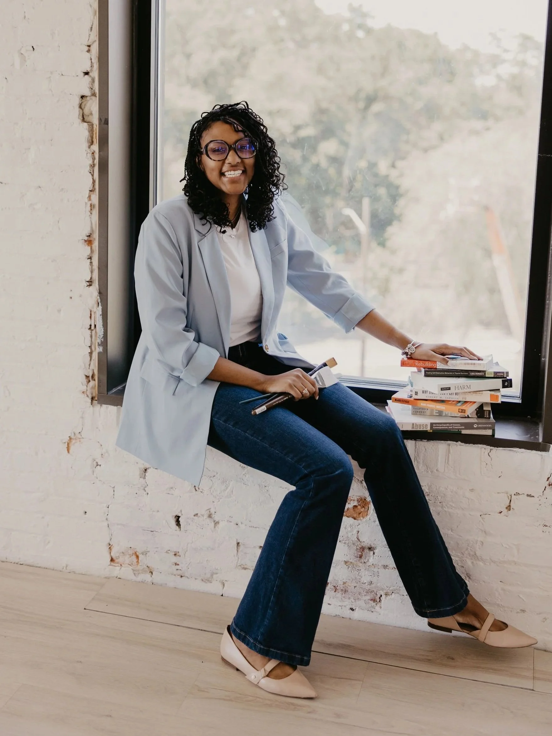 Christlyn McCaskill ATR-BC, LCPAT, LCPC and co-founder of Create and Connect Art Therapy and Counseling.