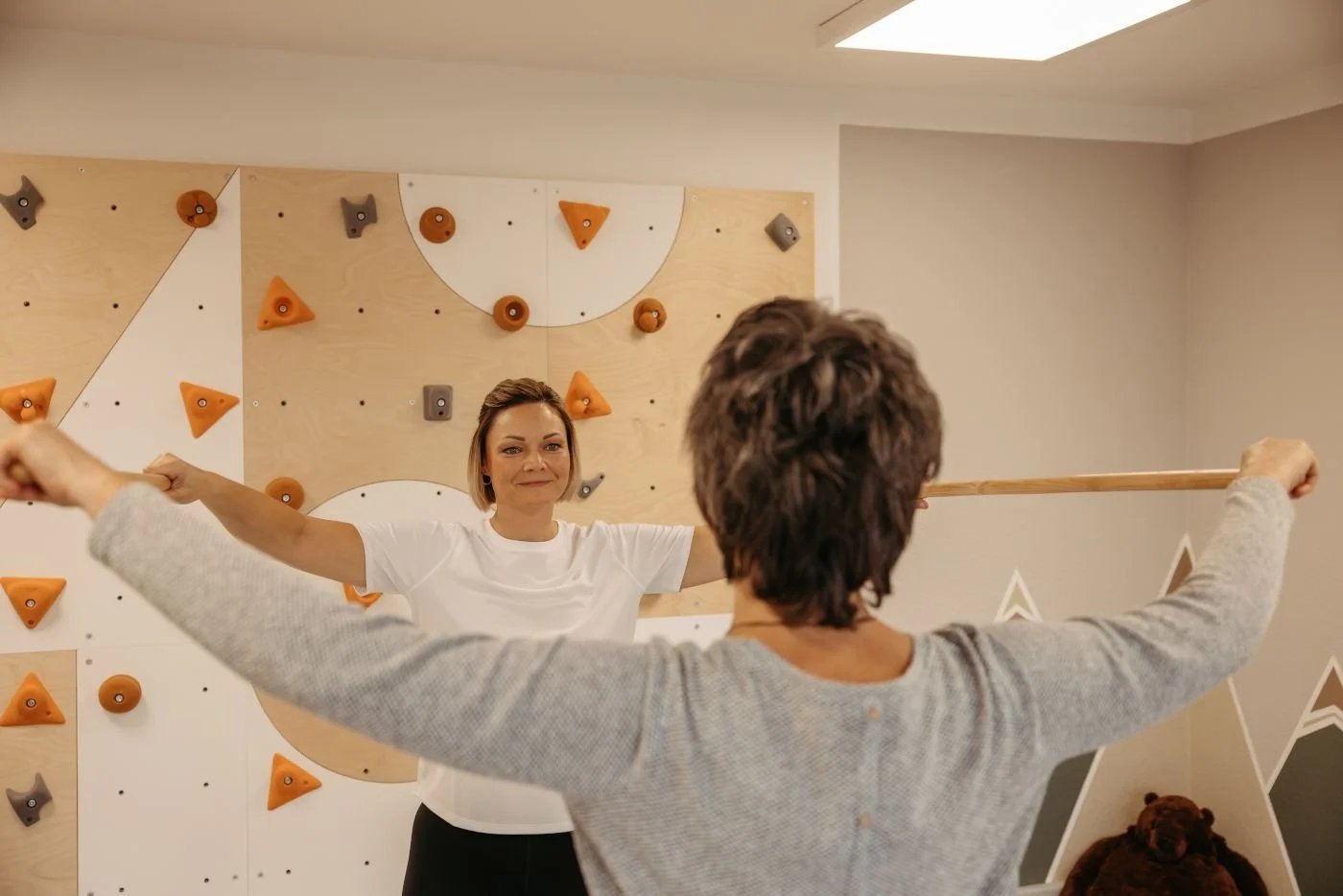 Mobilisationstraining in der Ergotherapie Susann Thieme in Plauen.