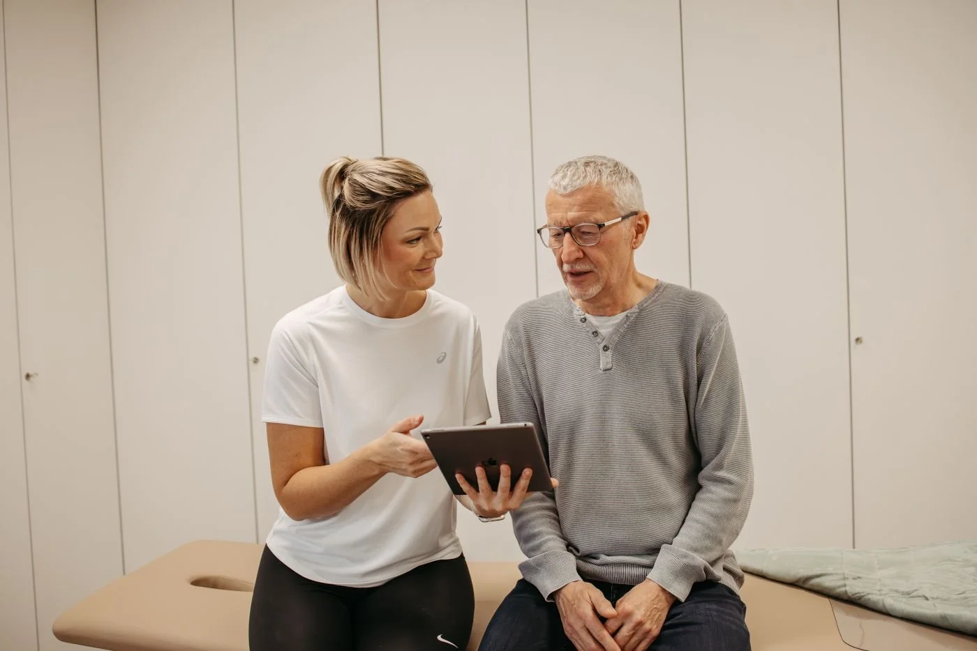 Patientengespräch in der Praxis für Ergotherapie Susann Thieme in Plauen.