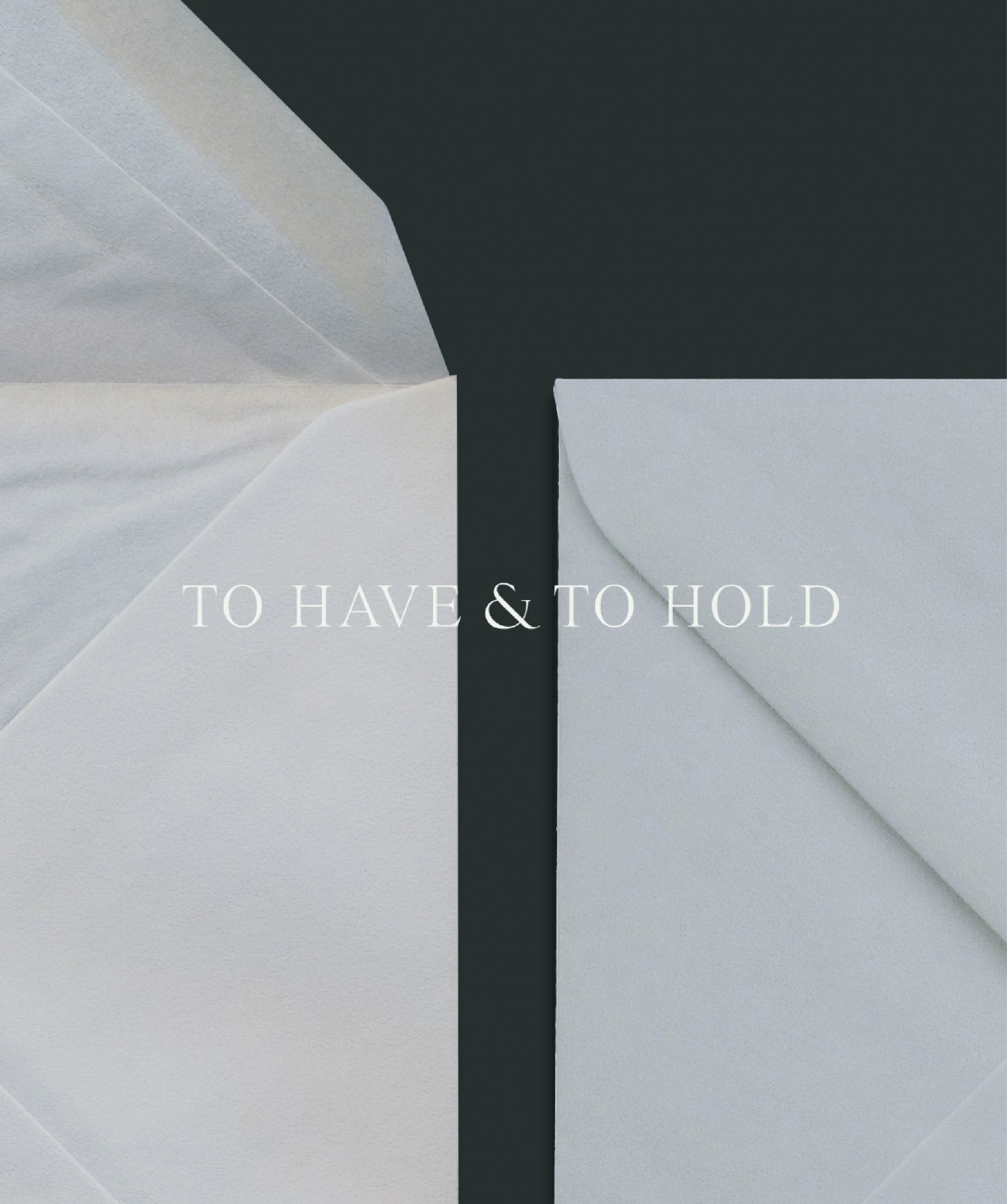 Brand identity for bridal accessories brand.