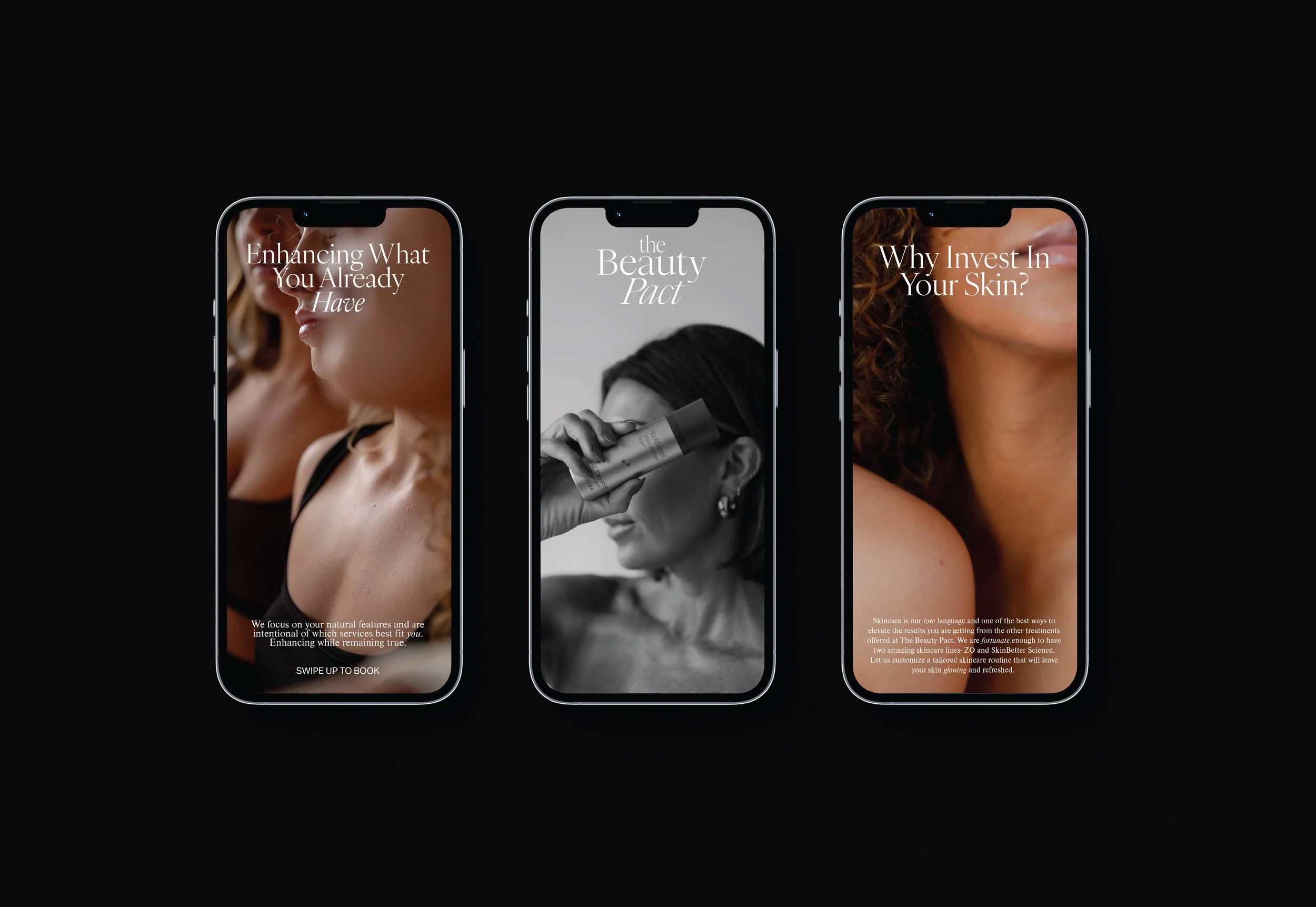 Social media design for medical aesthetics clinic.