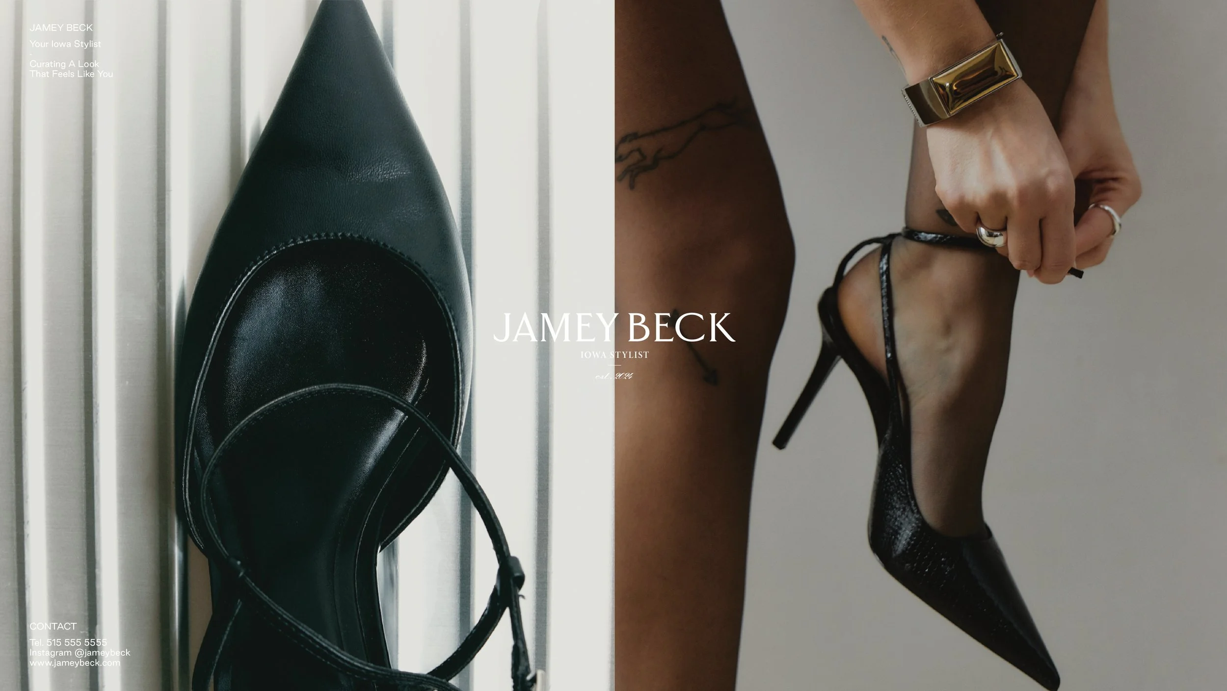 Brand identity for personal stylist.