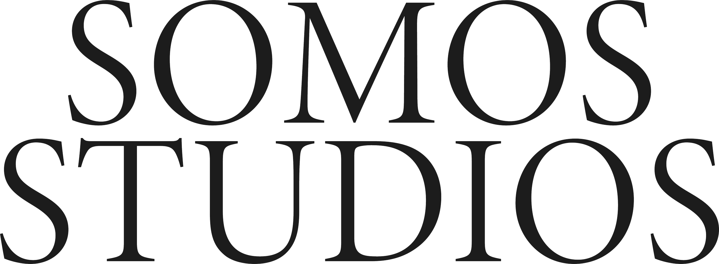 Primary logo for Somos Studios, brand and web designer.