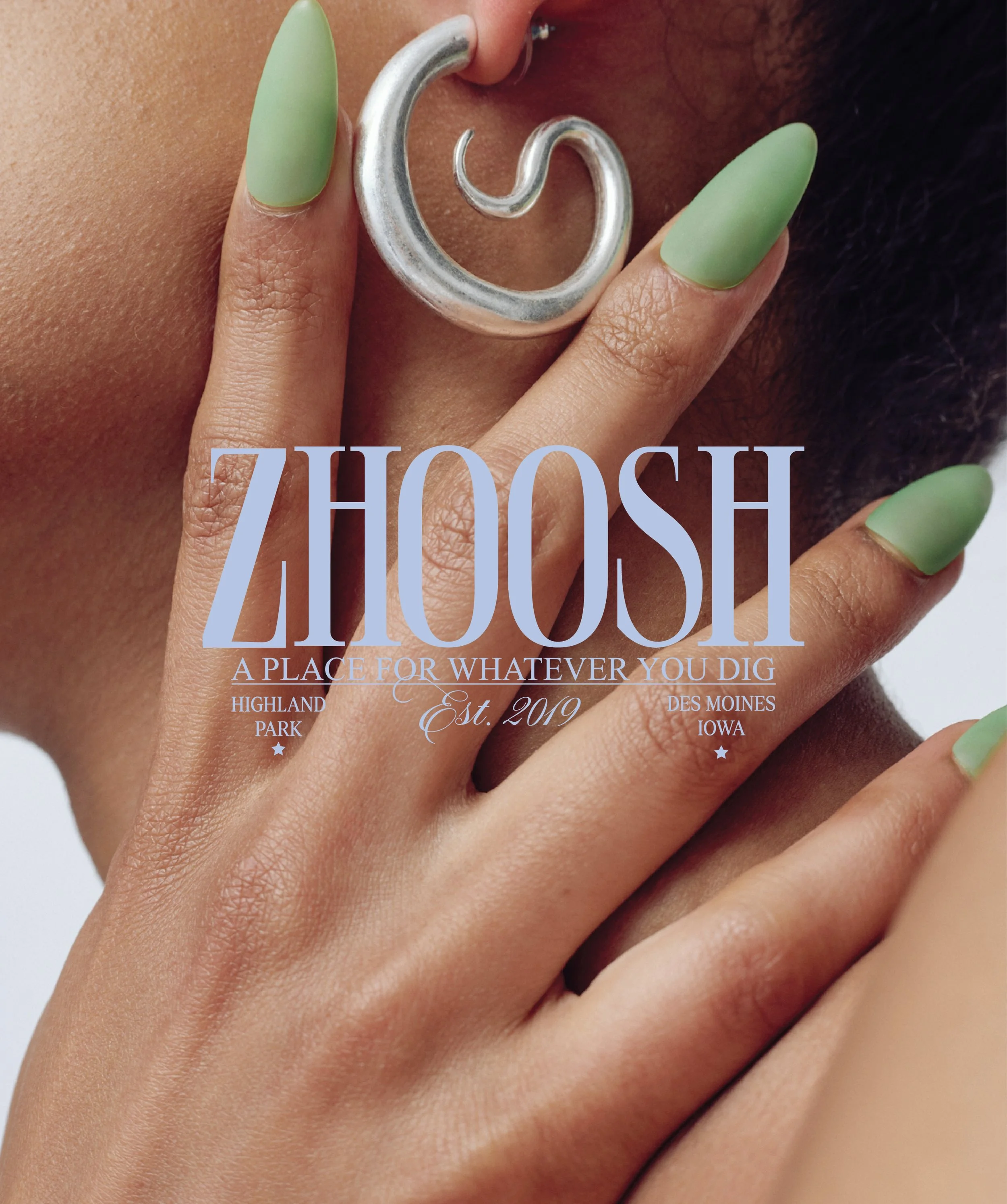 Brand identity for lifestyle brand.