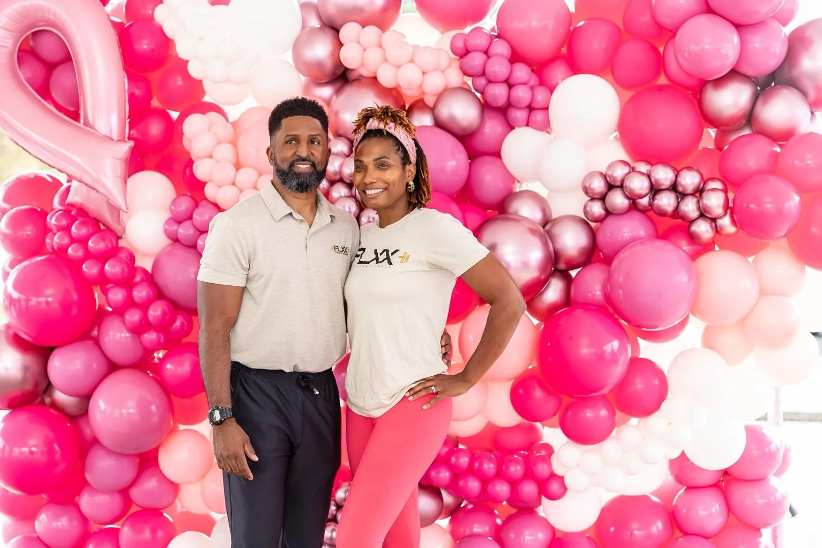 Elegant Pink Balloon Decor Set