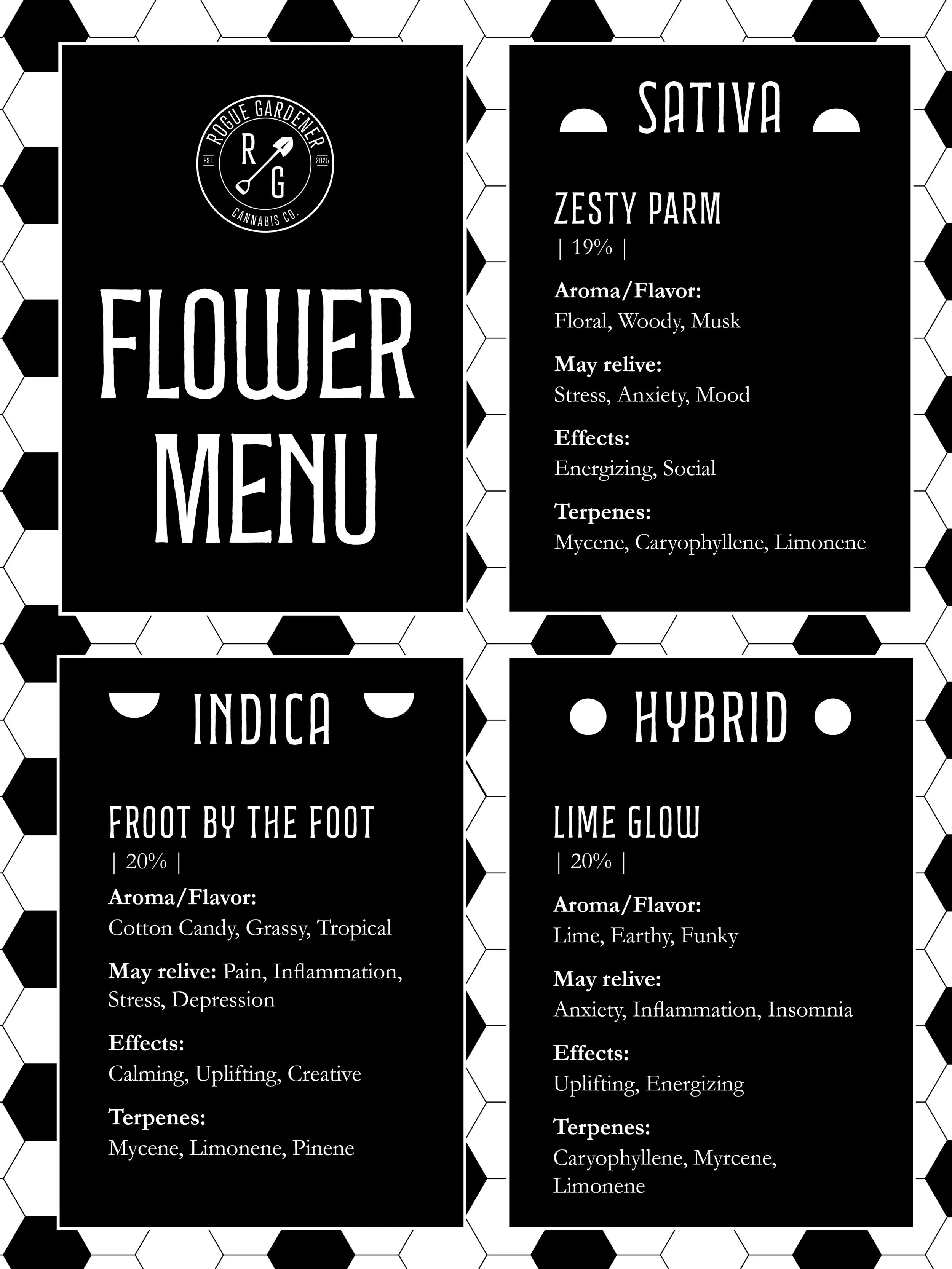 April showers really do bring May flower(s)! 
Check out out flower menu while we work to bring on more strains!
.
.
.
.
.
Psst.. vapes and pre-rolls coming soon!!! 👀☺️🪴