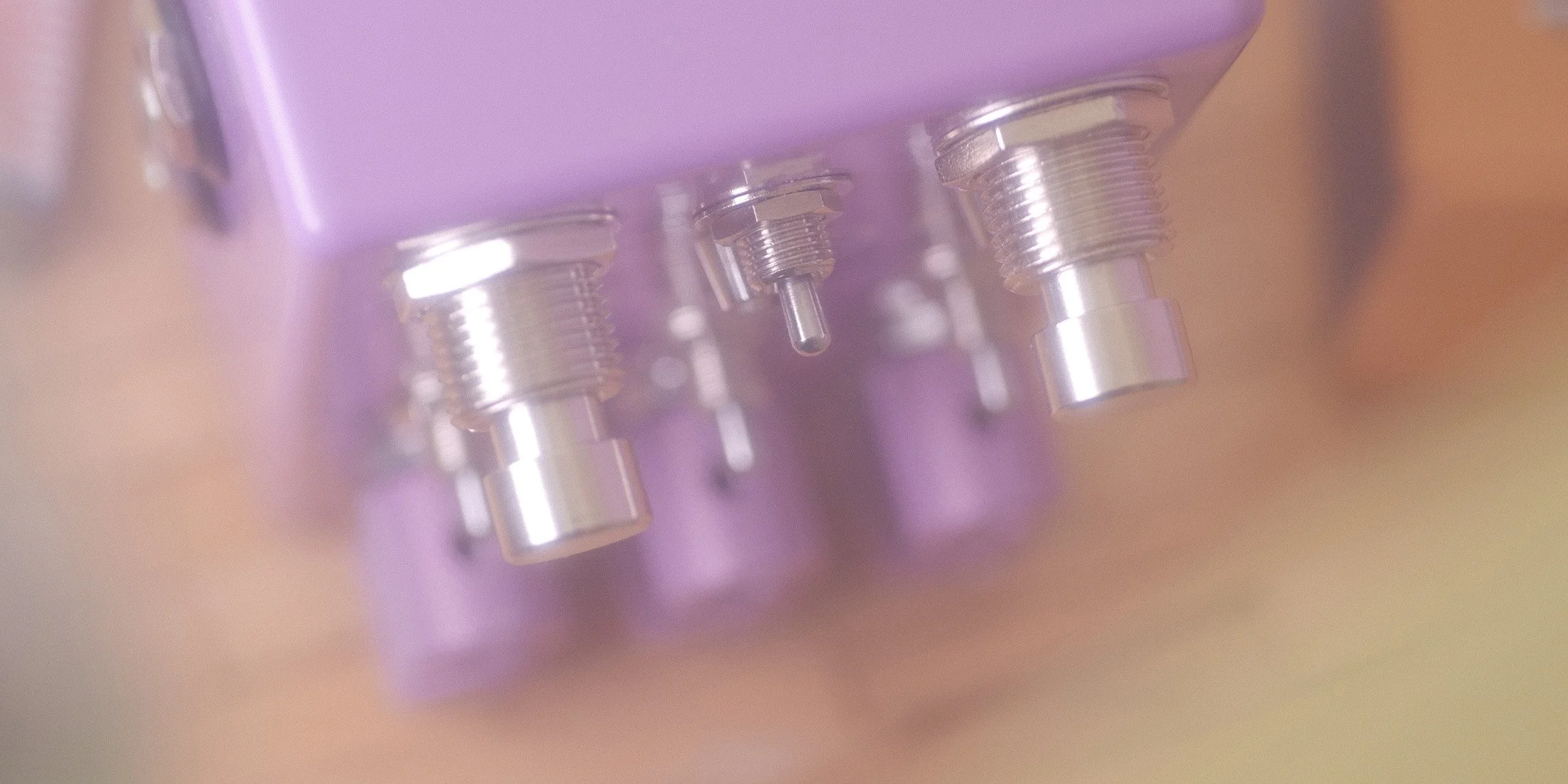 Close up of MOOD MKII controls.