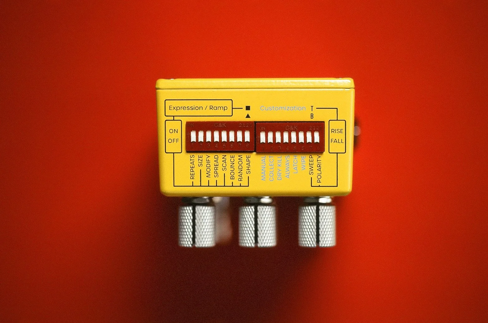 Habit pedal dip switches.