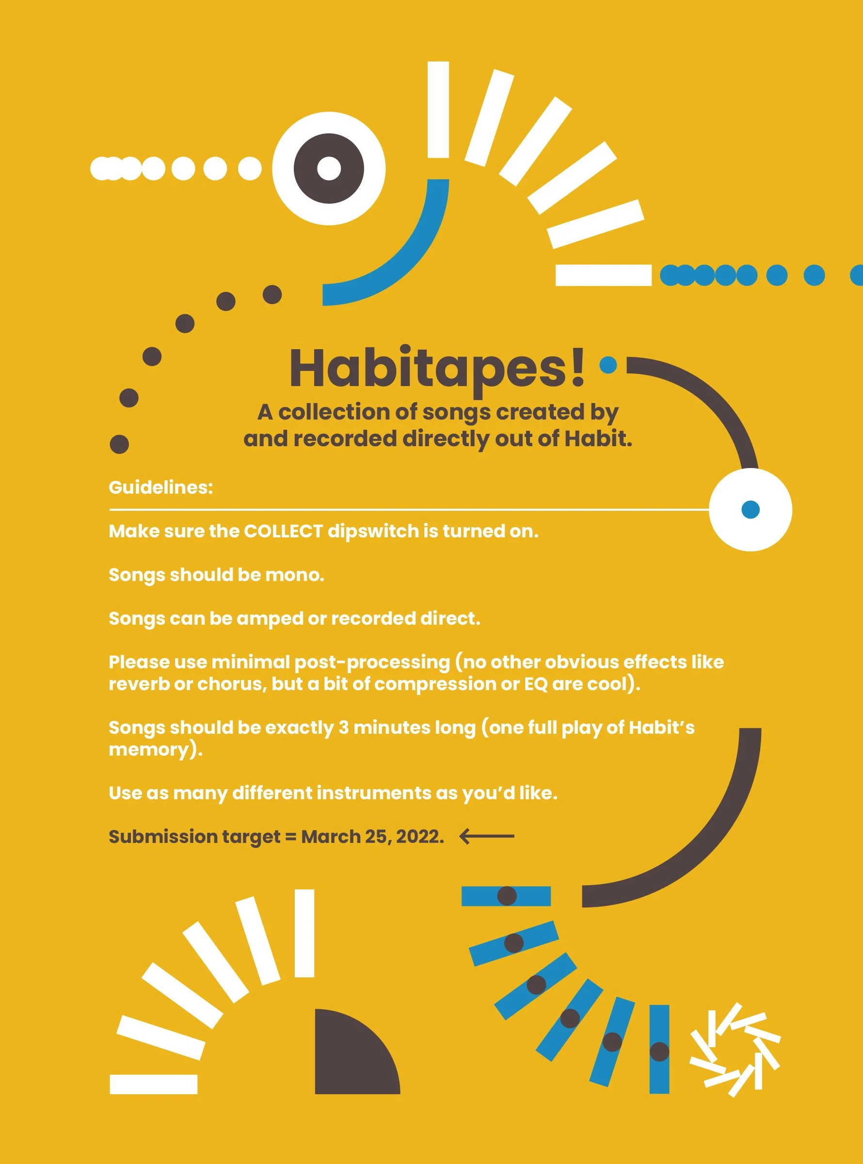 Instructional Habitapes poster.