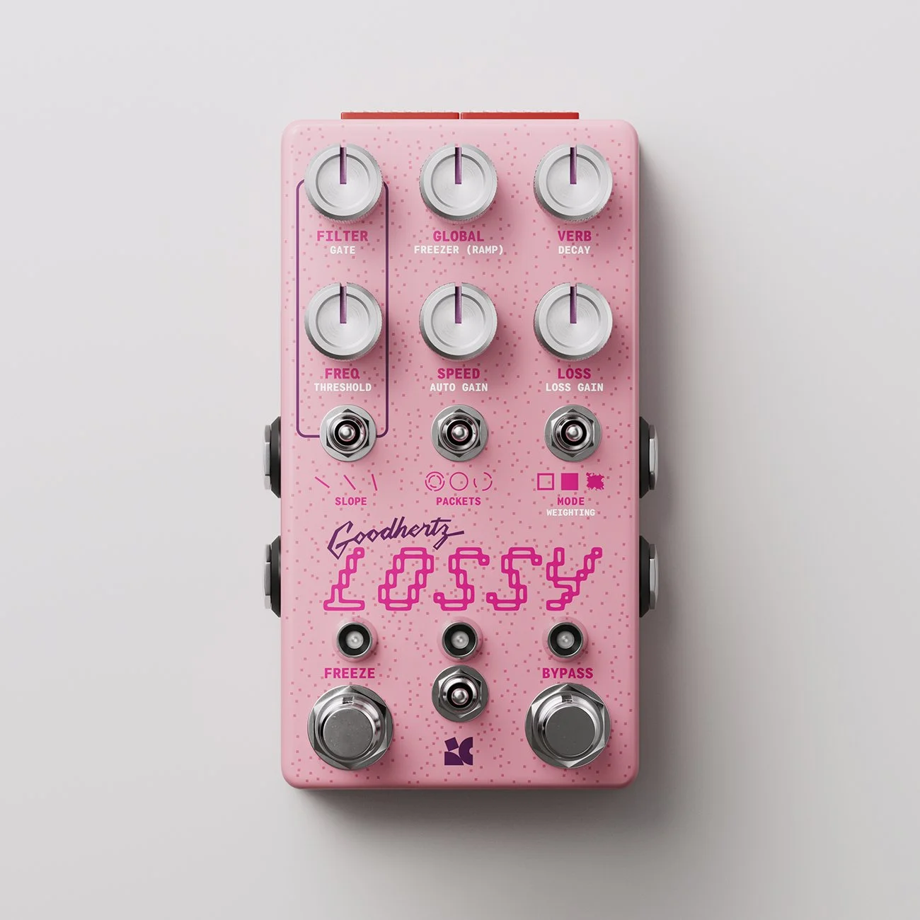 Lossy effects pedal by Chase Bliss and Goodhertz.
