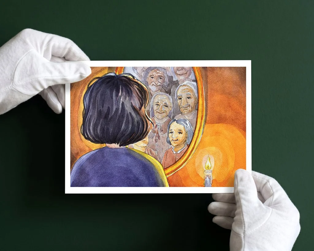 Stramosii din Oglinda Vedere Generala Print.jpg