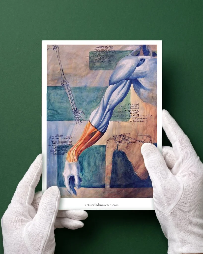 Brațul Vitruvian Neoteric – Print de Artă (Ediție Limitată)