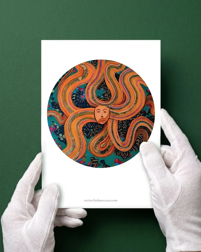 Sigiliul Tăcerii – Print de Artă (Ediție Limitată)