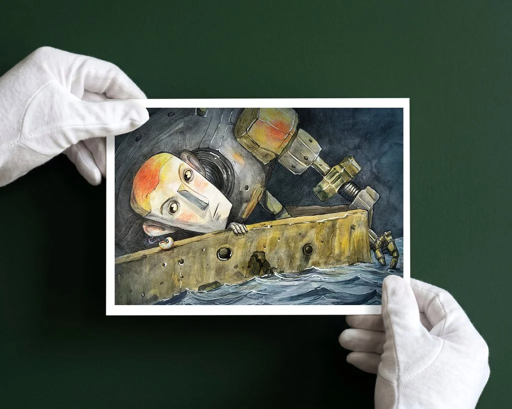 Marea Mirare a Fapturii de Fier Vedere Generala Print.jpg