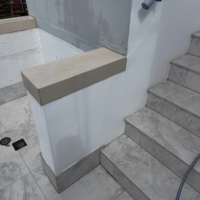 Site A - Seal to wall capping has deteriorated