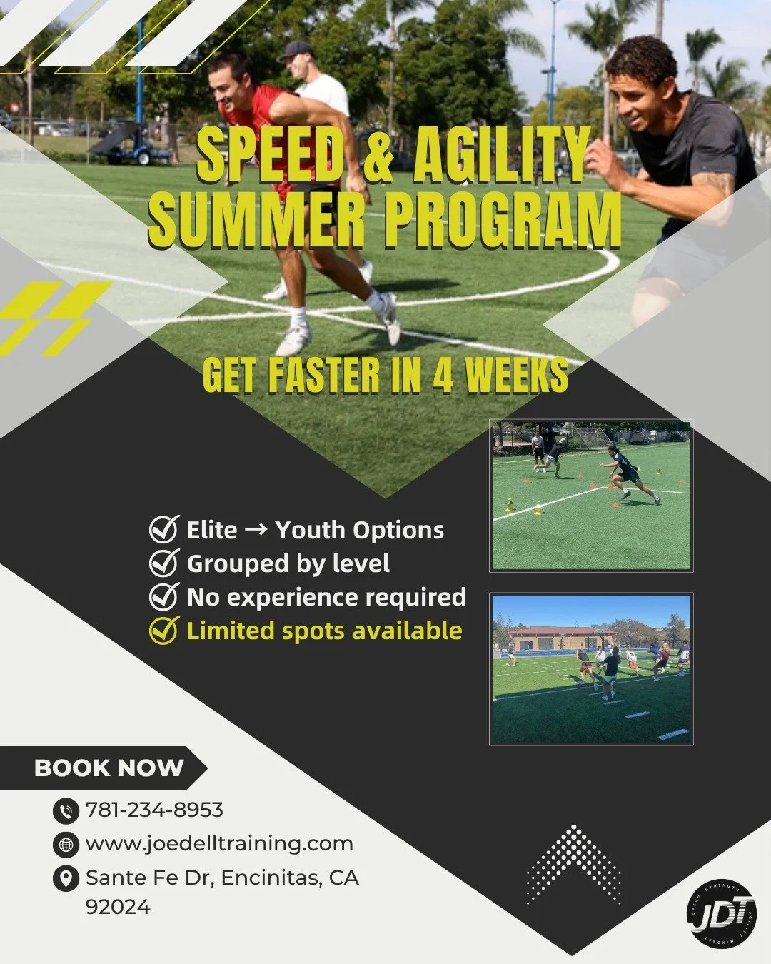 Serious about getting faster?

Our Speed &amp; Agility Summer Program is built for driven players ready to separate themselves&mdash;on the field, court, or track. Every session is structured, competitive, and performance-focused.

✔️ Small, high-lev