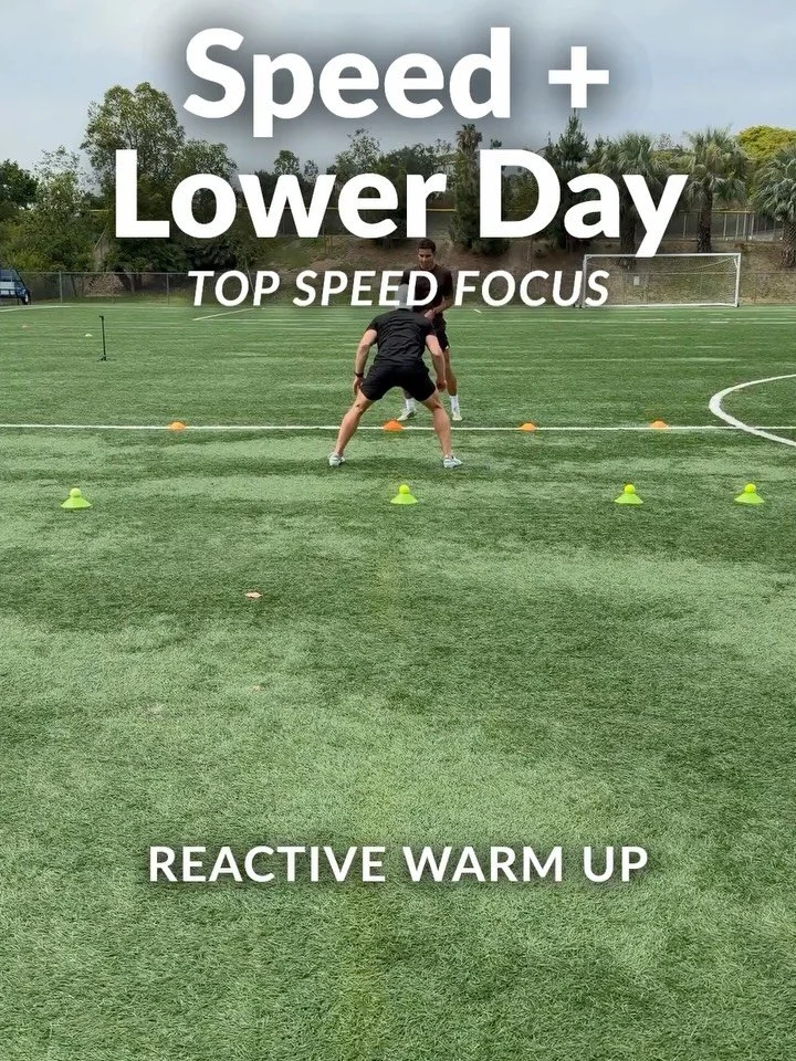 We&rsquo;re training 4x/week right now, which gives us a little more room to separate qualities and be intentional with each session instead of trying to hit everything in one workout&hellip;.

So today was a Top Speed + Lower Day ⚡️🏃&zwj;♂️🧠

Main