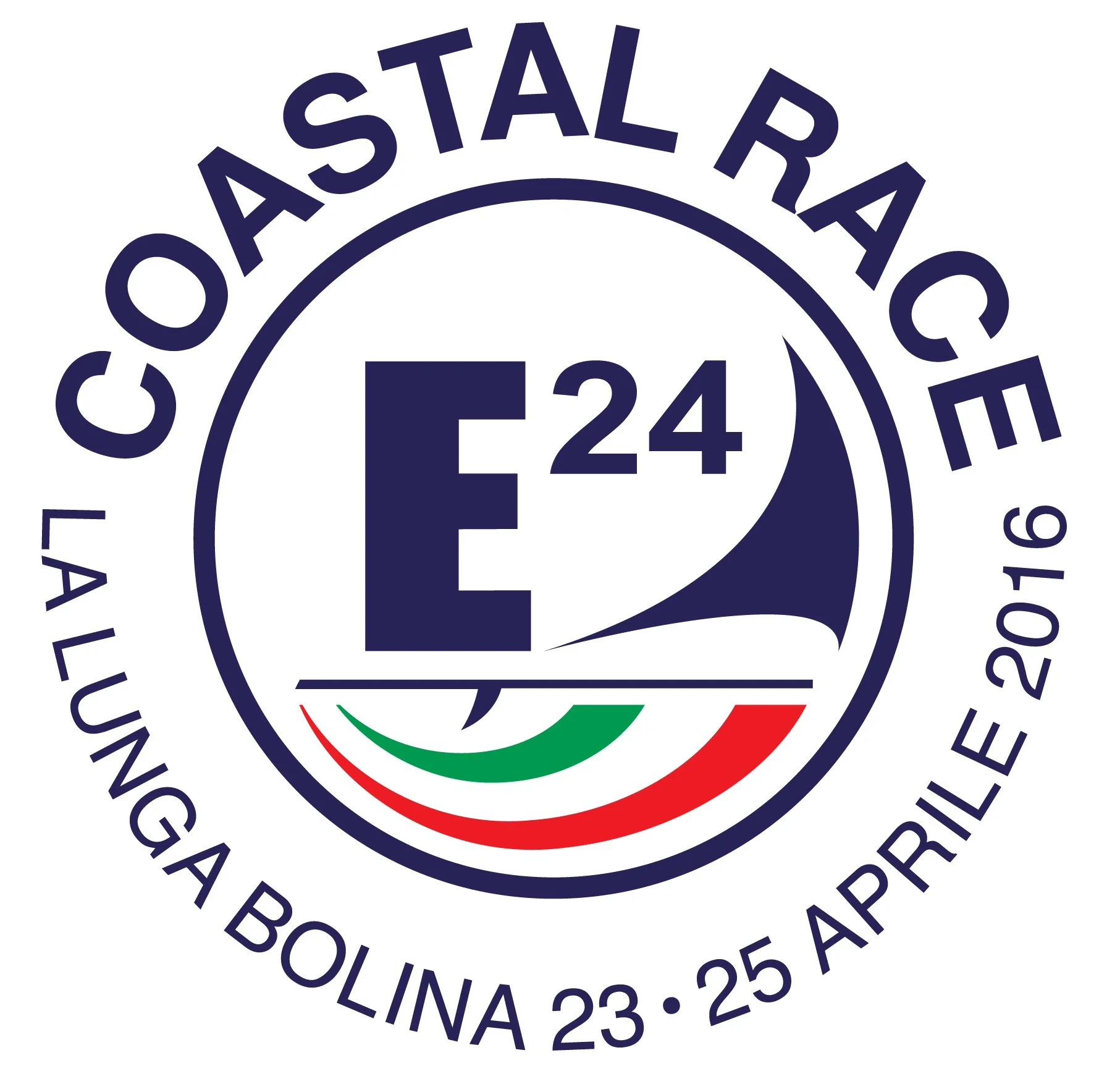 Logo dell'evento Coppa Stall Race 2016 a Laulung a Bolina dal 23 al 25 aprile, con simbolo del Piede di Eataly.