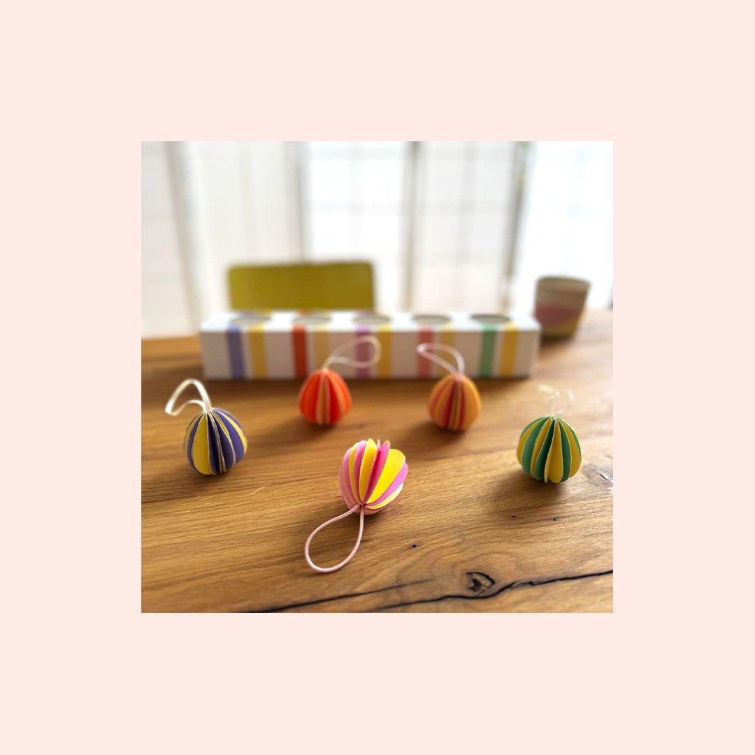 Easter Decorations – Illustrated Spring Paper Decorations