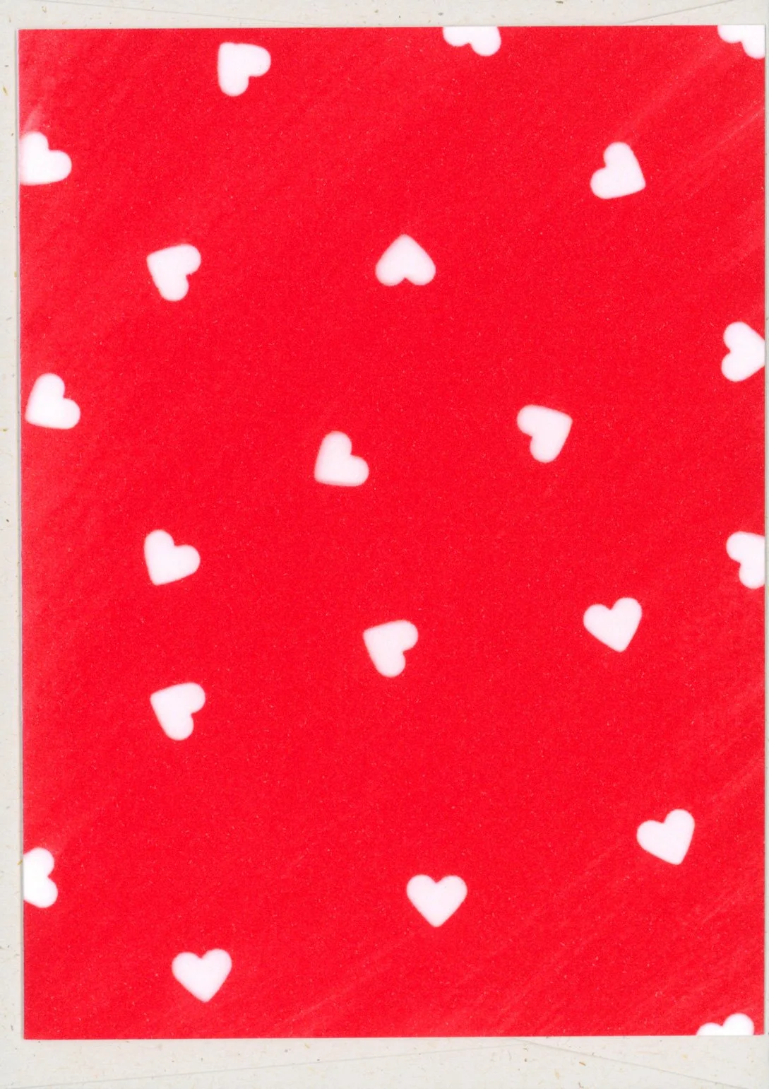Sweet love red A6 greeting card and envelope. Perfect card for Valentine's day.