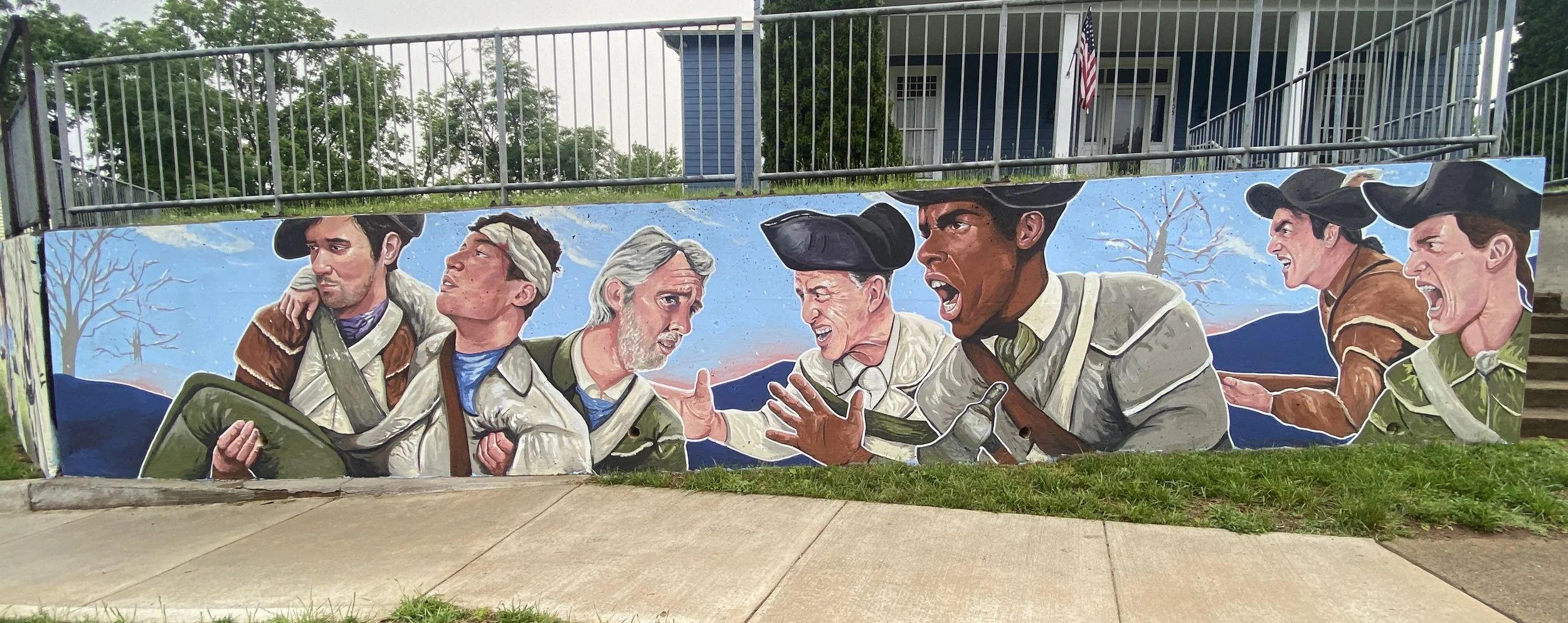 VA250 Commemoration Mural (2025) Culpeper, VA