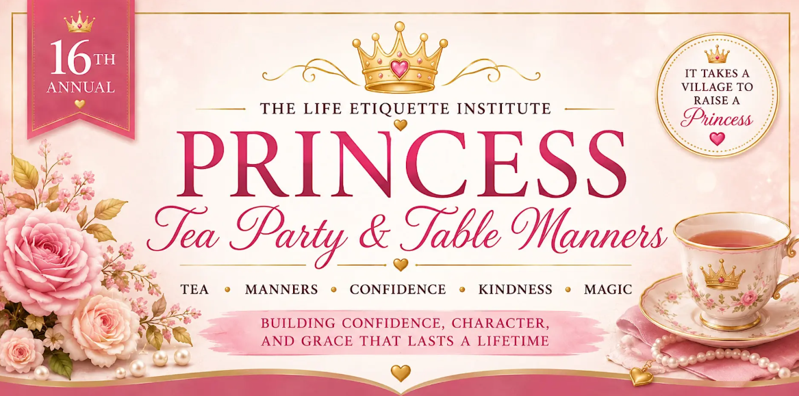 16th Annual Princess Tea Party & Table Manners