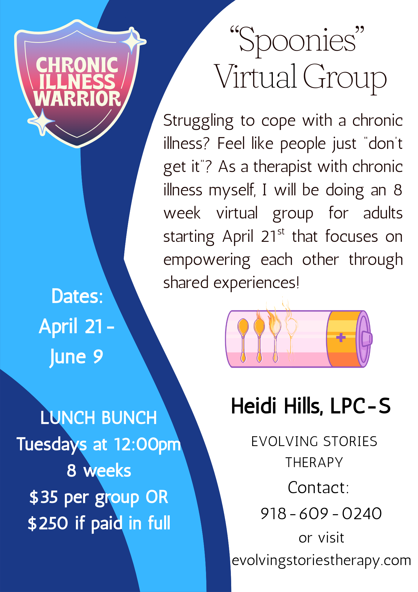 "Spoonies" Virtual Group