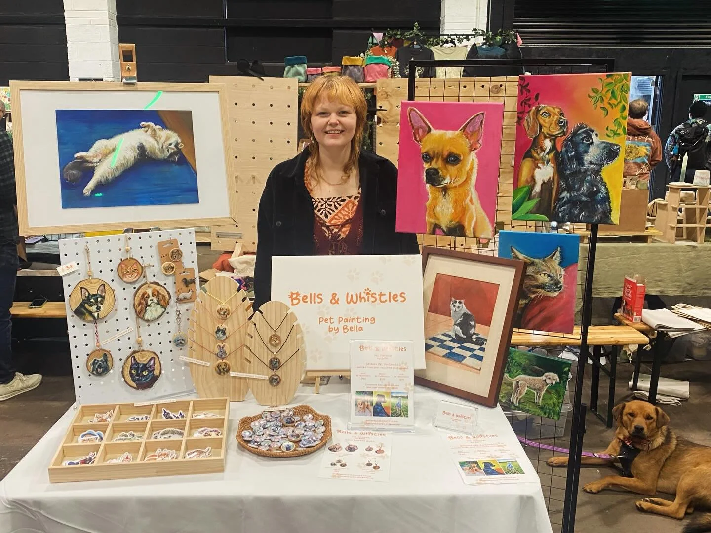 Thanks everyone who came to see me (and Mabel) at @friendlyfolkmarkets springfolk market yesterday! My face hurts from smiling so much. So much great stuff by many talented makers - it was overwhelming!
