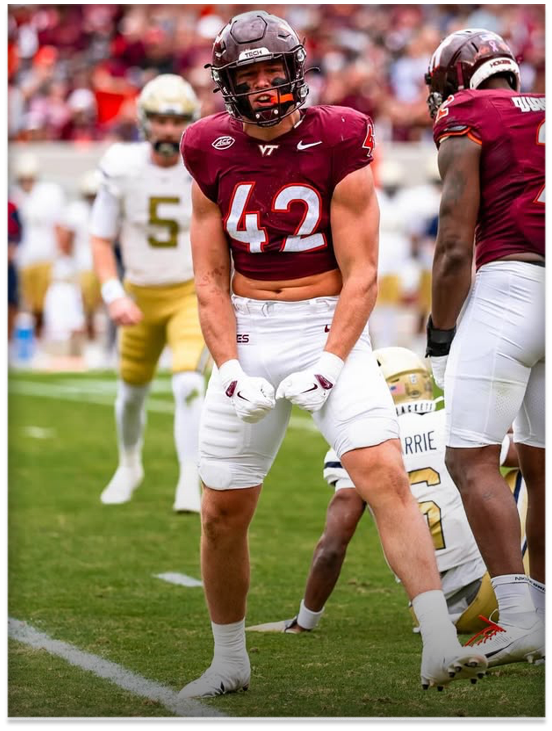  Aycen Stevens, Virginia Tech  
 Photo: Virginia Tech Athletics 
