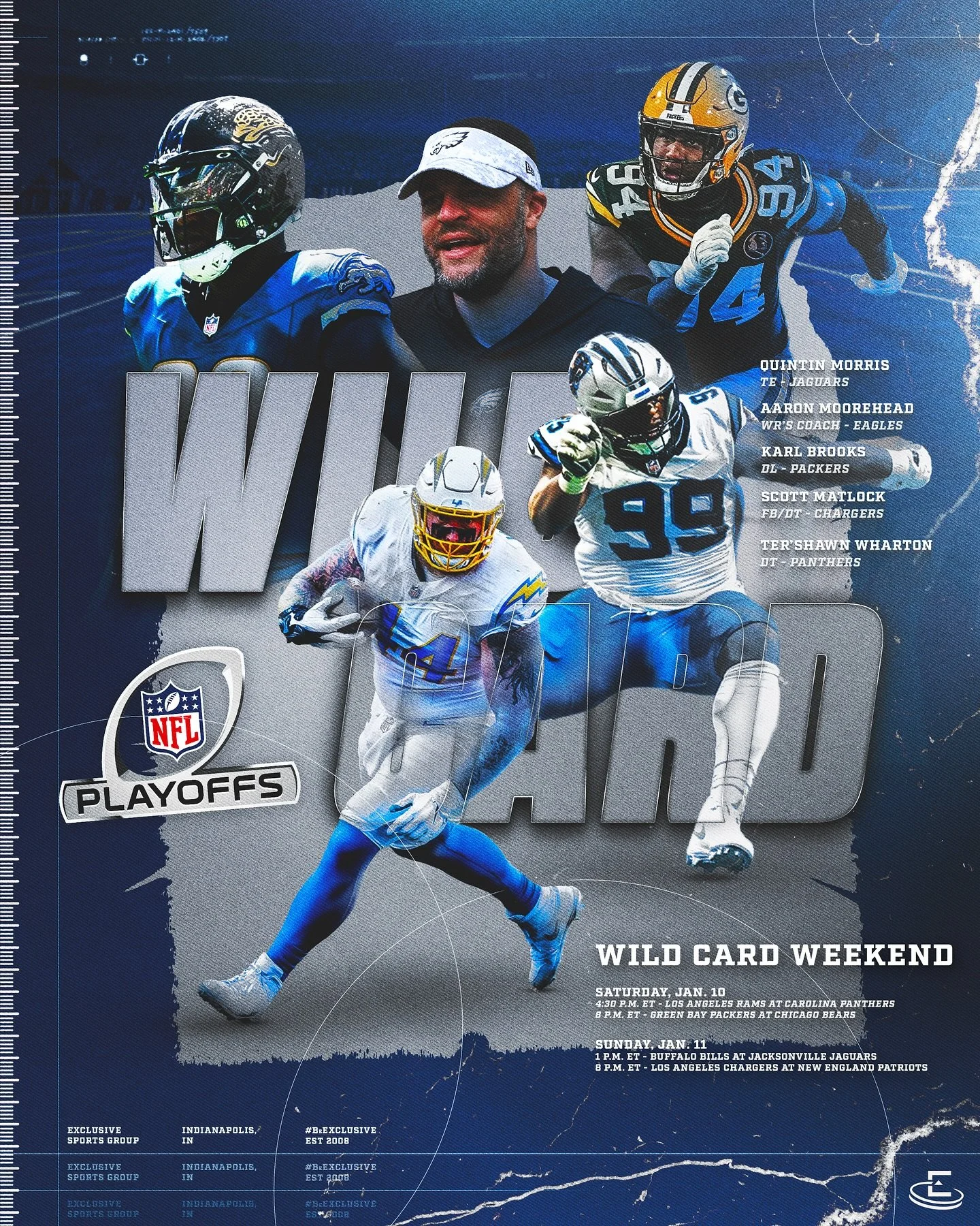 Playoff action kicking off with Wild Card Weekend ⌛️ #BeExclusive