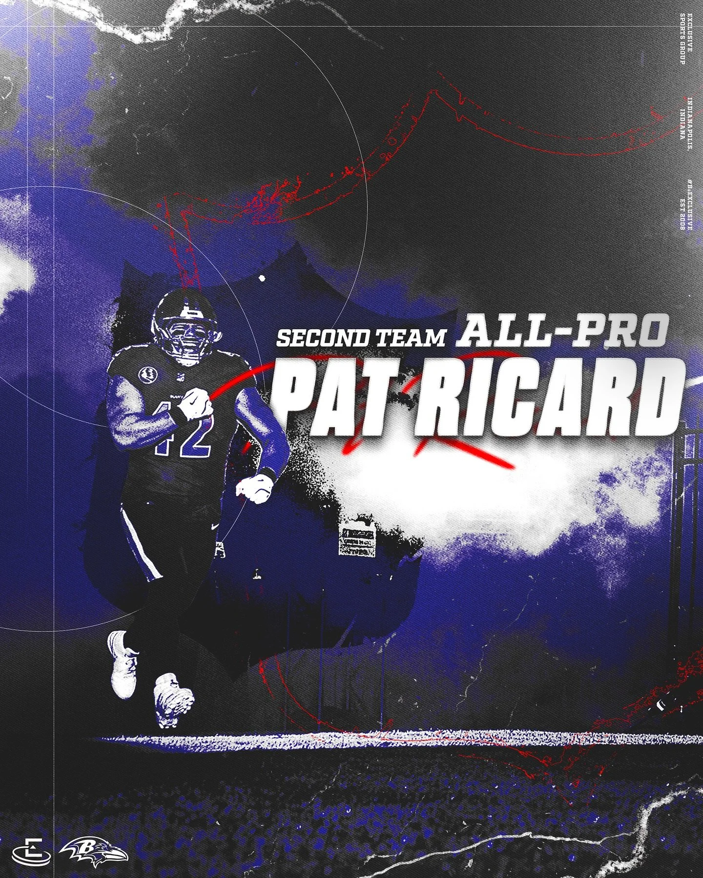 Congratulations to our guy @pric508 on being named to his 3rd consecutive All-Pro team 🔥 #BeExclusive