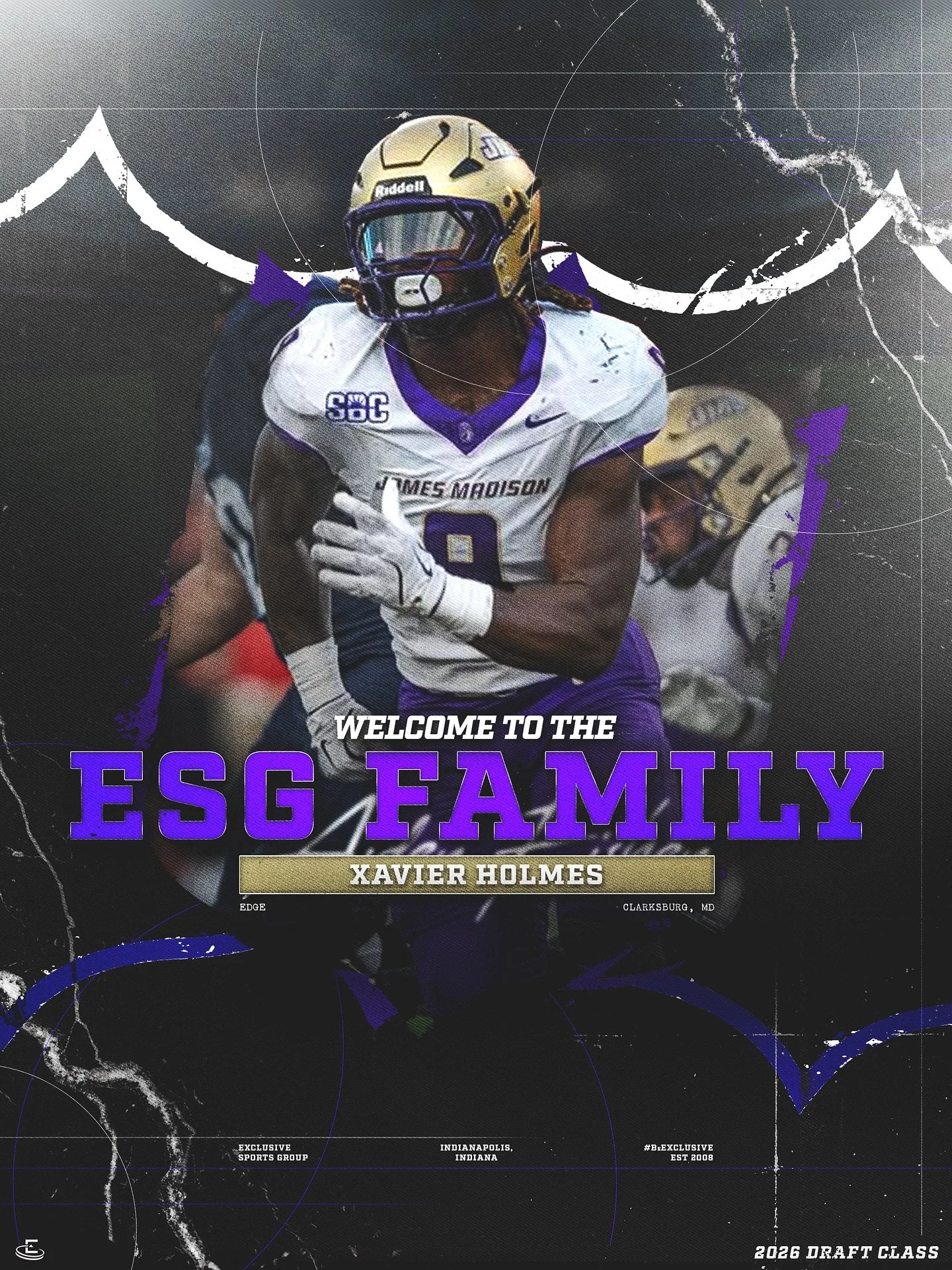 Exclusive Sports Group is excited to welcome Xavier Holmes to the Family! #2026ESGDraftClass #BeExclusive 

Inquiries: X/esg_bonagura &bull; tbonagura@exclusivesg.com