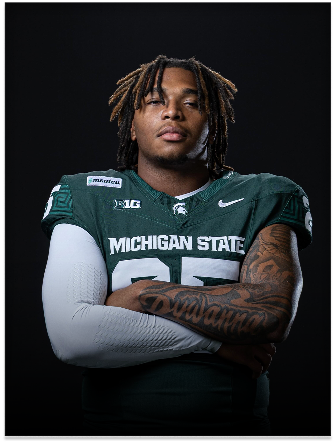  Carlos Hazelwood, Michigan State  
 Photo: Michigan State Athletics 