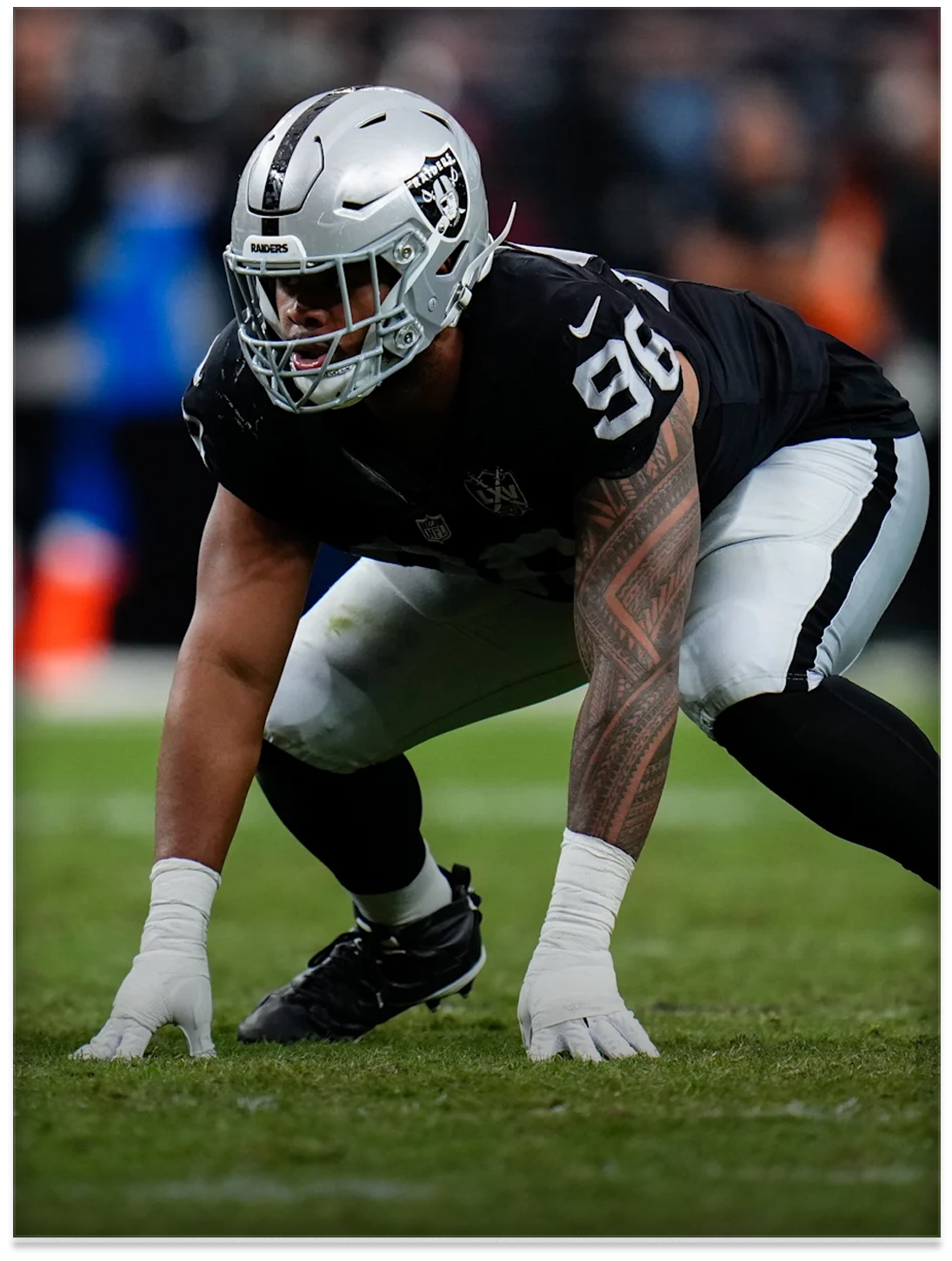  Jonah Laulu, Las Vegas Raiders  
 Photo: Las Vegas Raiders 