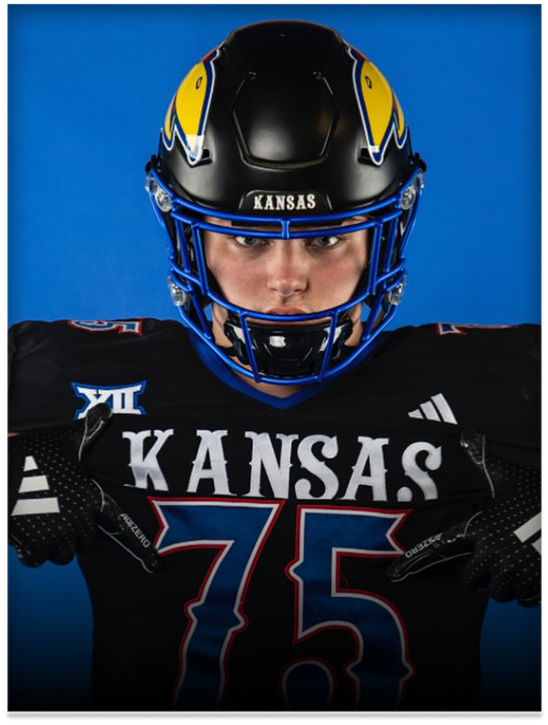  Malachi Mills, Kansas  
 Photo: Kansas Athletics 