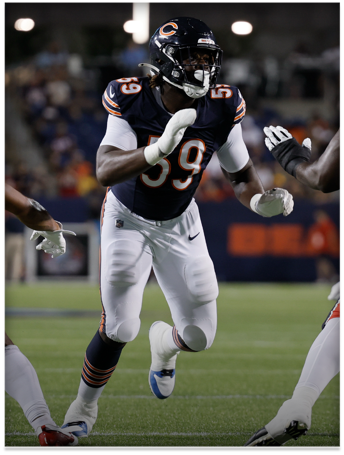  Jamree Kromah, Chicago Bears  
 Photo: Chicago Bears 