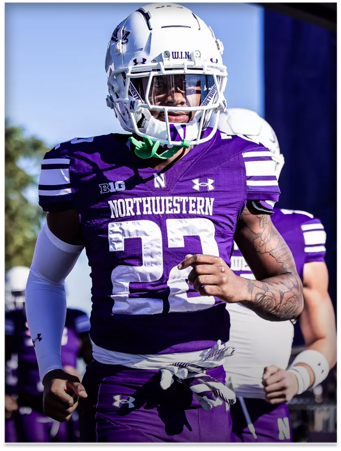  Terrion Hicks, Northwestern  
 Photo: Northwestern Athletics 