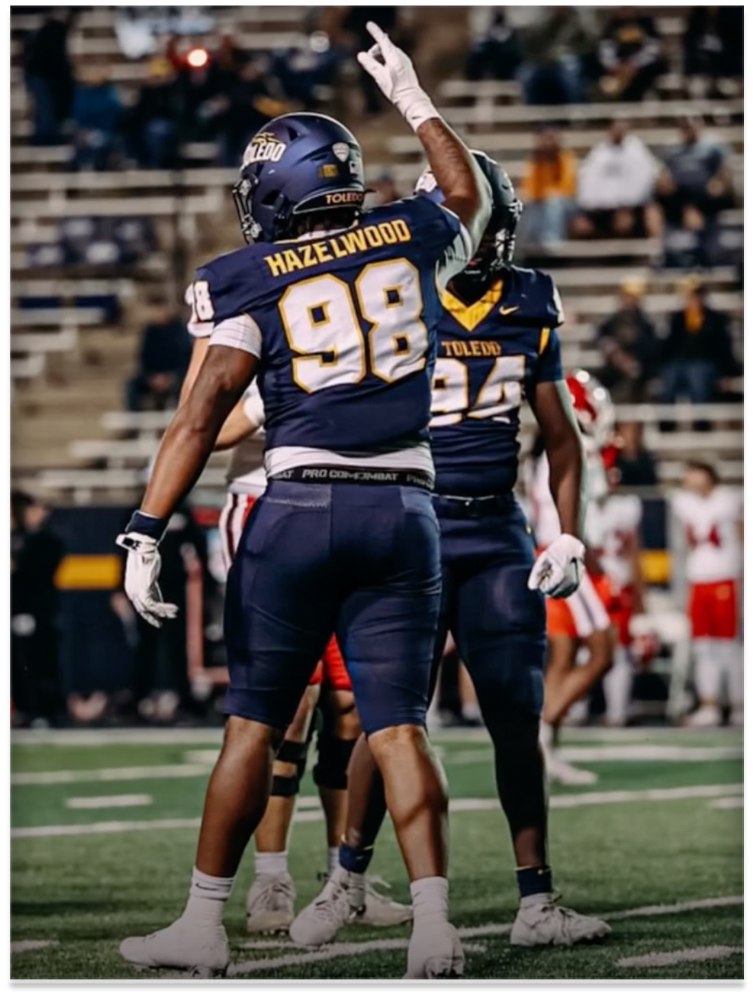  Carlos Hazelwood  
 Photo: Toledo Athletics 