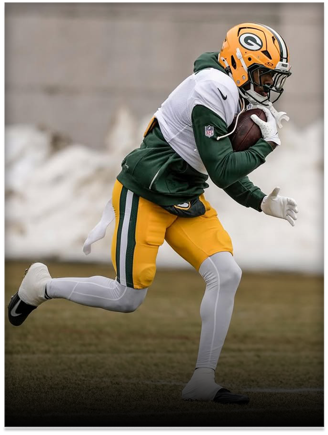  Kisean Johnson, Green Bay Packers   
 Photo: Green Bay packers 