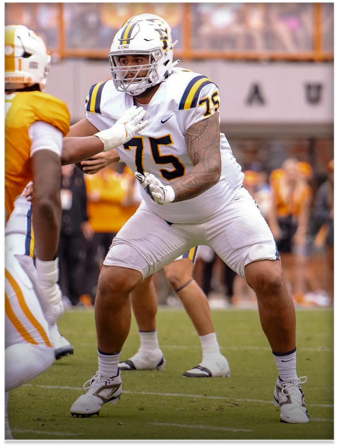  Frankie Tinilau  
 Photo: ETSU Athletics 