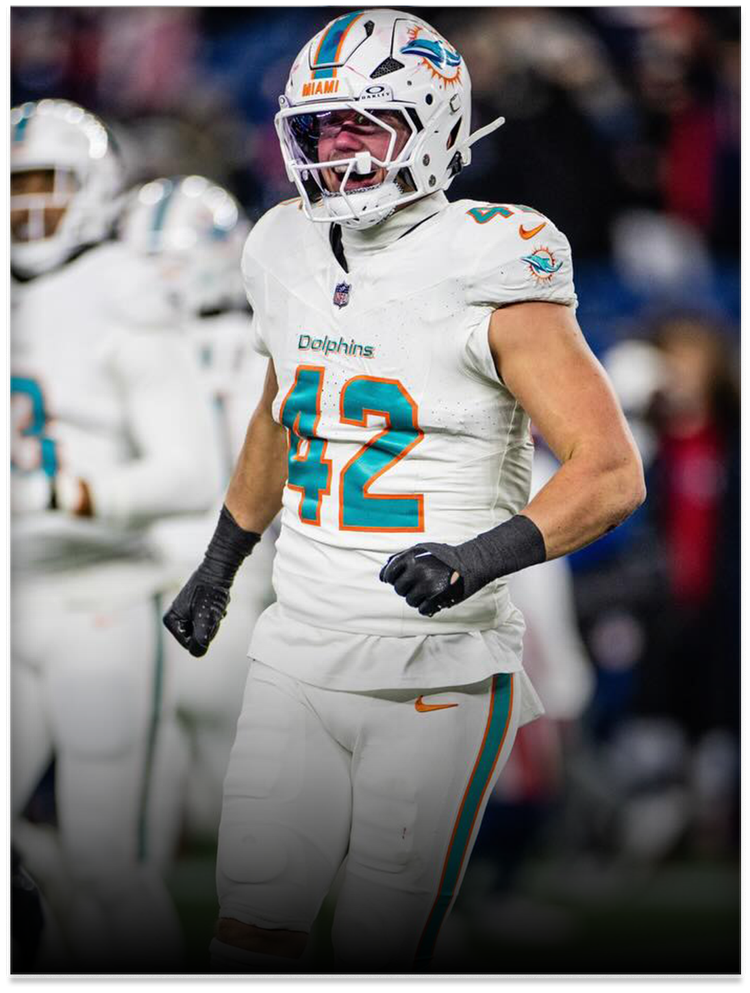  Jackson Woodard, Miami Dolphins
  
 Photo: Miami Dolphins 