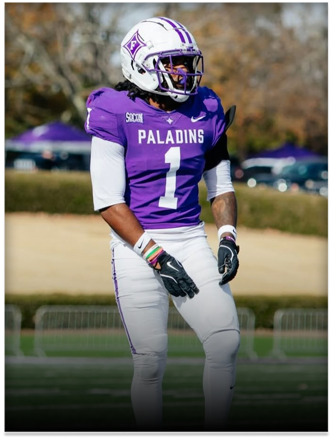  Taylen Blaylock, Safety  
 Photo: Furman Athletics 
