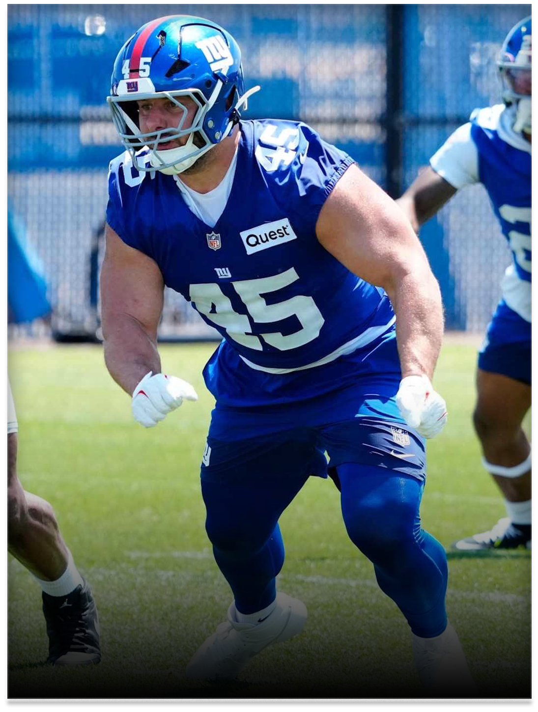  Pat Ricard, New York Giants  
 Photo: New York Giants 